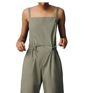 Pistola Women's Adela sleeveless wide leg Green jumpsuit Size M